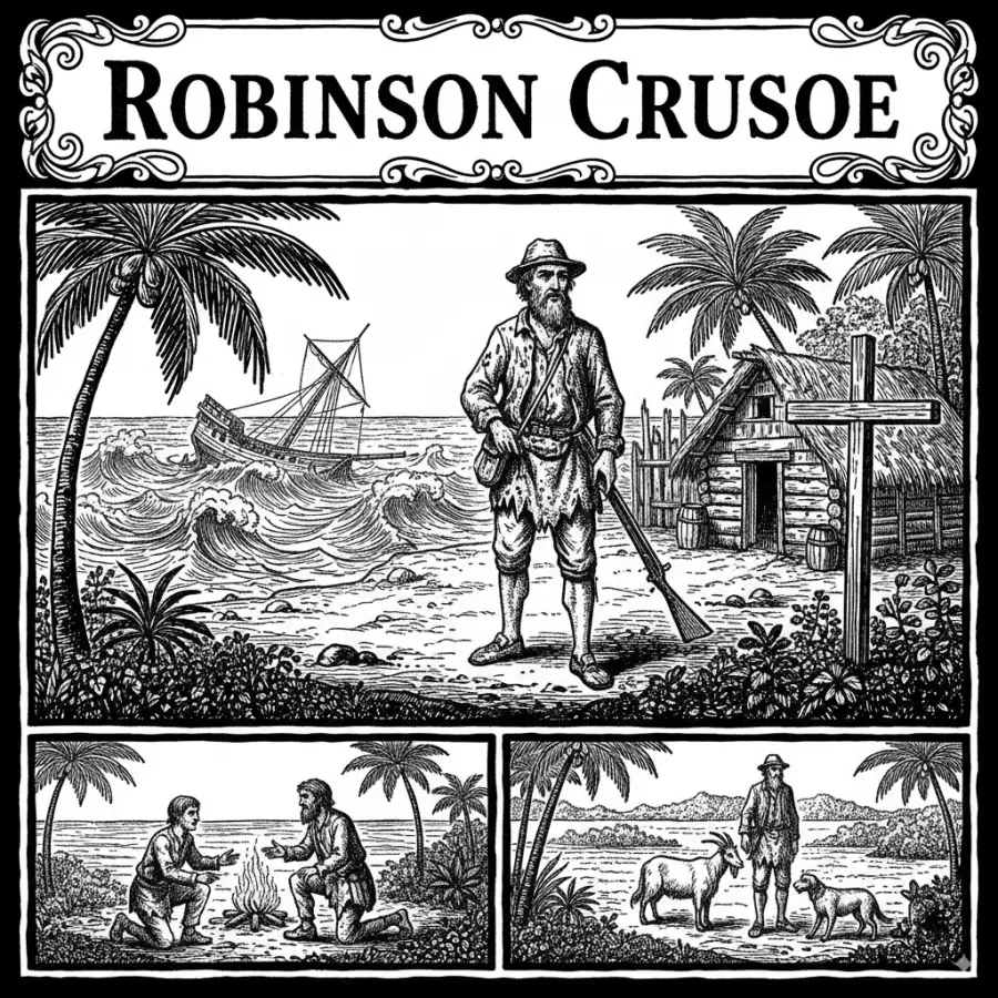 Robinson Crusoe: The Castaway's Journal cover art